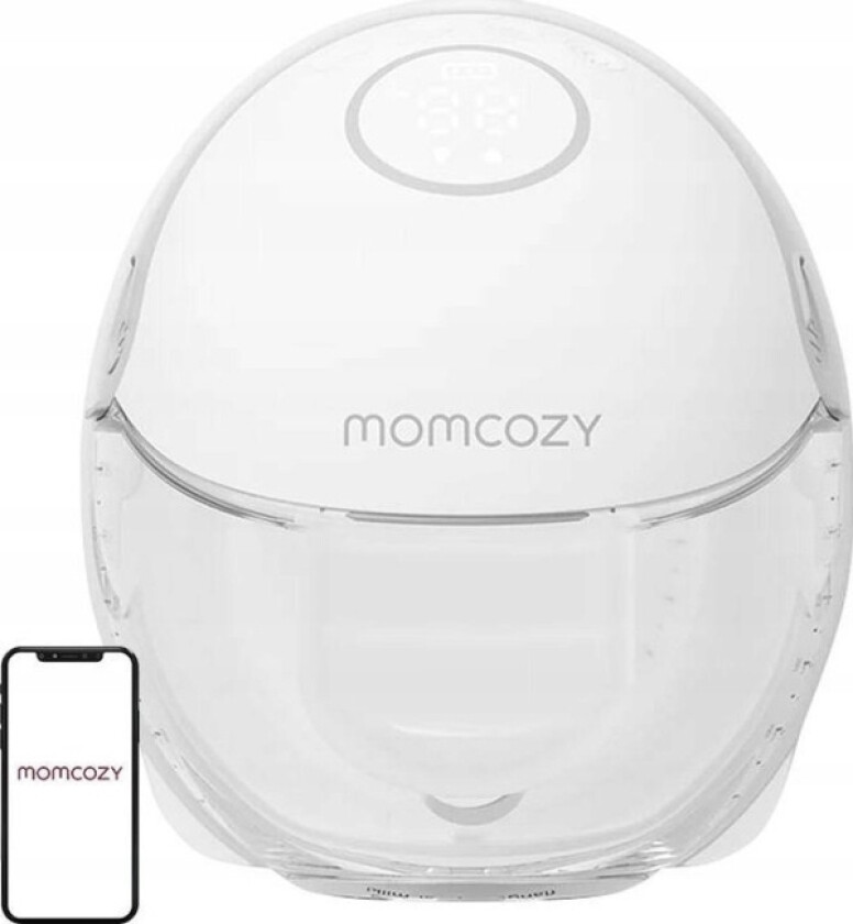 Momcozy M6 Enkelt Brystpumpe (Grå)