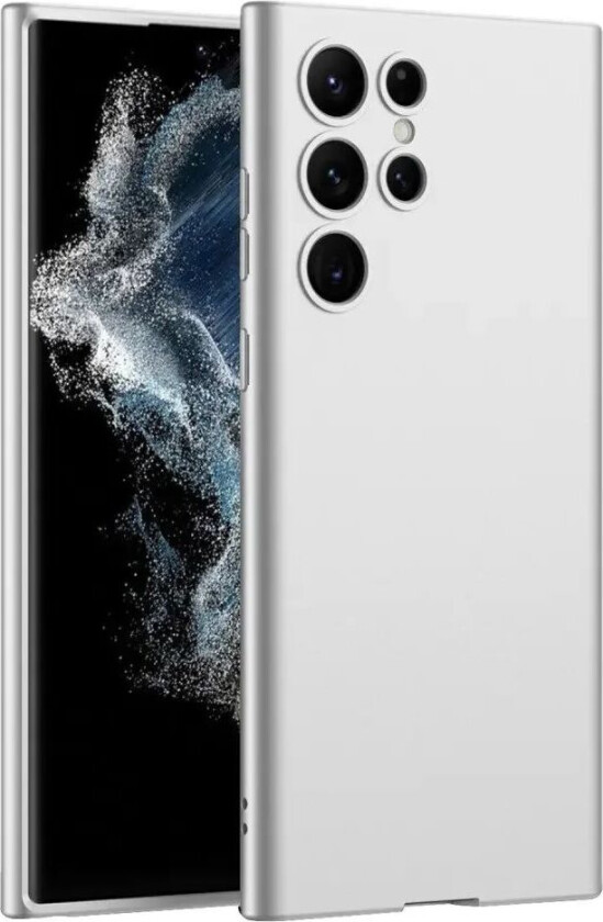 Samsung Galaxy S24 Ultra Fleksibelt Plast Deksel - Sølv