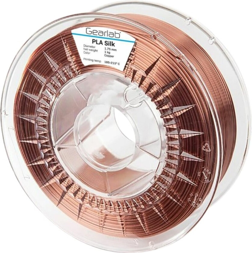 Gearlab - Kobber - 1 Kg - Silke Pla Filament (3D)