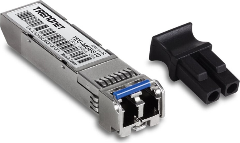Trendnet Teg Mgbs10 - Sfp (Mini-Gbic) Transceivermodul - 1Gbe - 1000Base-Lx - Lc-Enkeltmodus - Opp Til 10 Km - 1310 Nm - Taa-Samsvar (En Pakke 4)