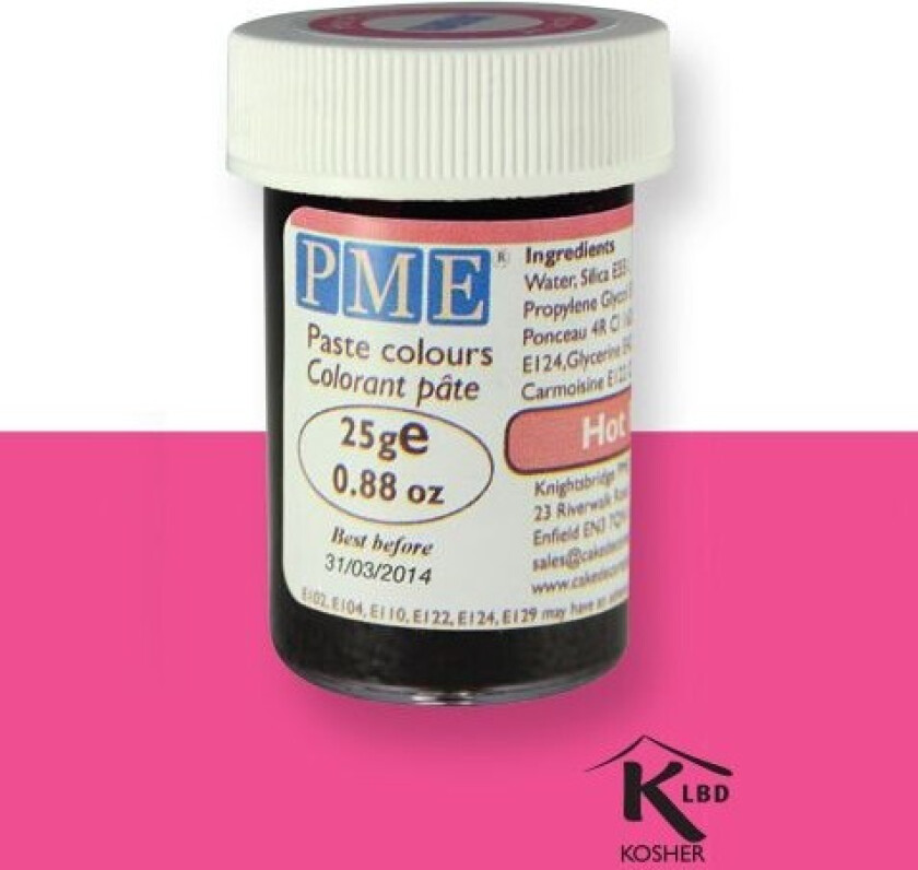 pastafarge Varm rosa