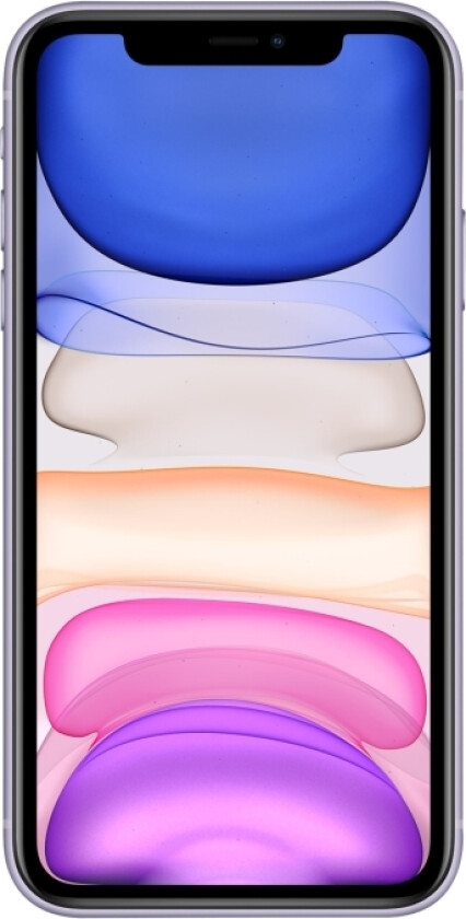 Iphone 11 - 4G Smartphone - Dobbelt-Sim / Internminne 64 Gb - Lcd-Display - 6.1" - 1792 X 828 Piksler - 2X Bakkameraer 12 Mp, 12 Mp - Front Cam