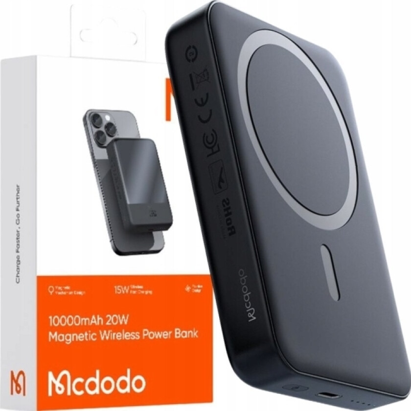 Power Bank Magnetyczny Mcdodo Mc-4261 10000Mah, 20W (Czarny)