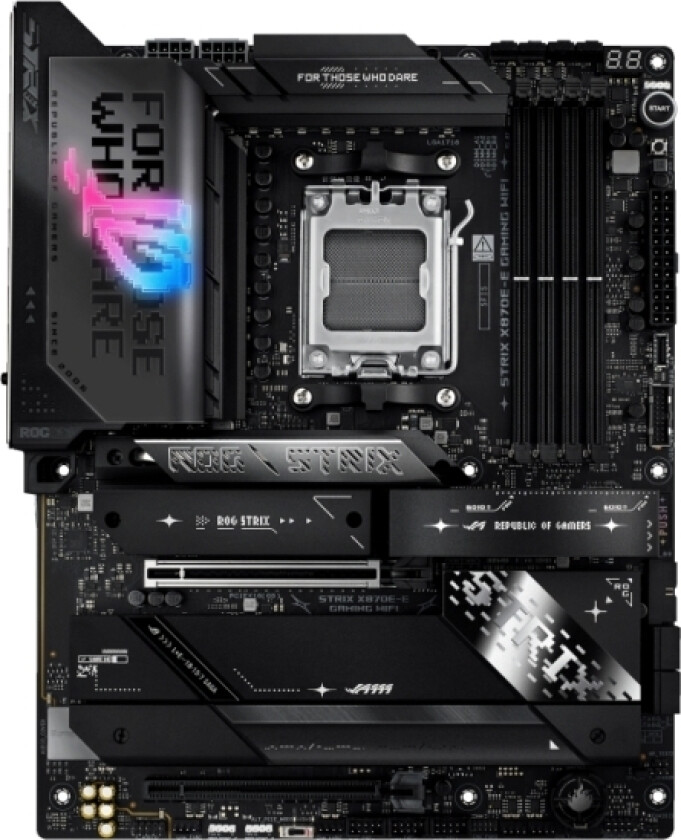 Asus Rog Strix X870e-E Gaming Wifi /Amd X870/Ddr5/Sata3/M.2/Usb4/Wifi/Bt/Pcie5.0/Am5/Atx Board