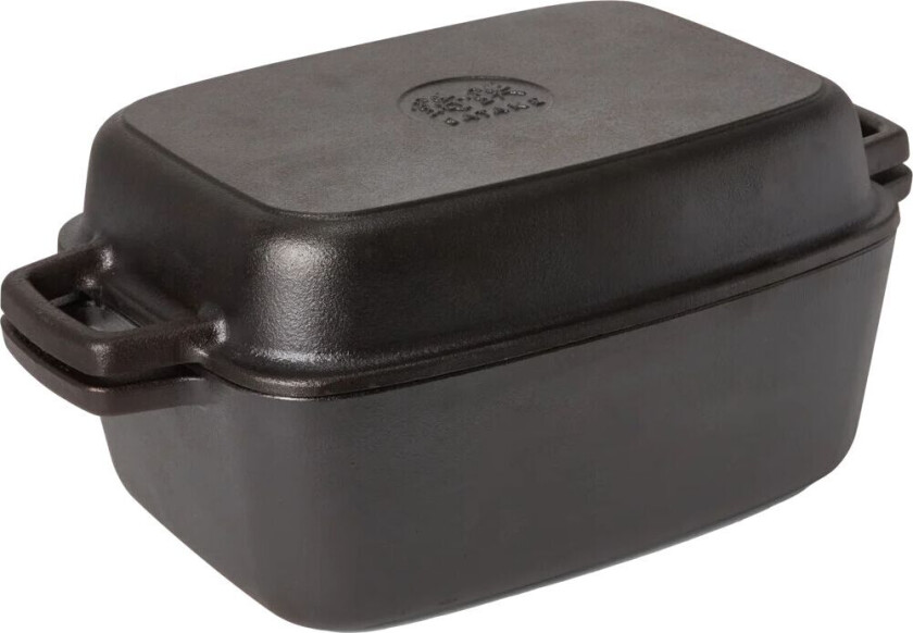 støpejernsgryte rektangulær 30x22,5cm