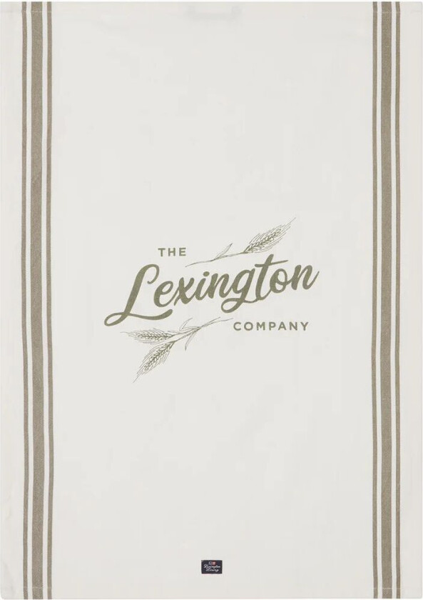 Organic Cotton kjøkkenhåndkle 50x70 cm White-olive