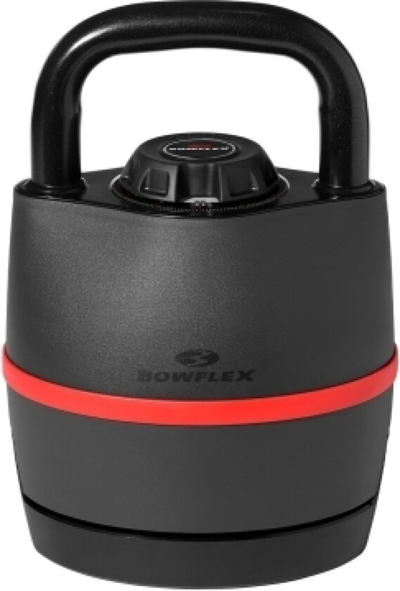 100790, Justerbar Kettlebell, Sort, 350 G, 550 G, 1,8 Kg, 224 Mm