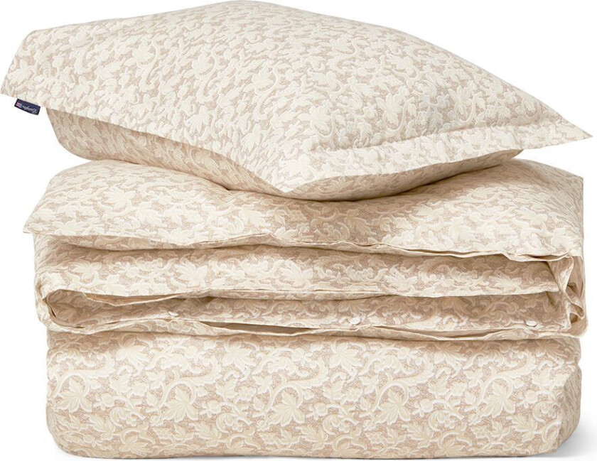 Grapevine Printed sengesett 150x210 cm Beige