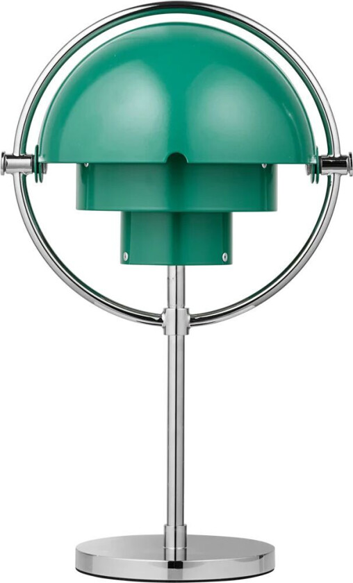 GUBI Multi-Lite portabel lampe Teal green-chrome