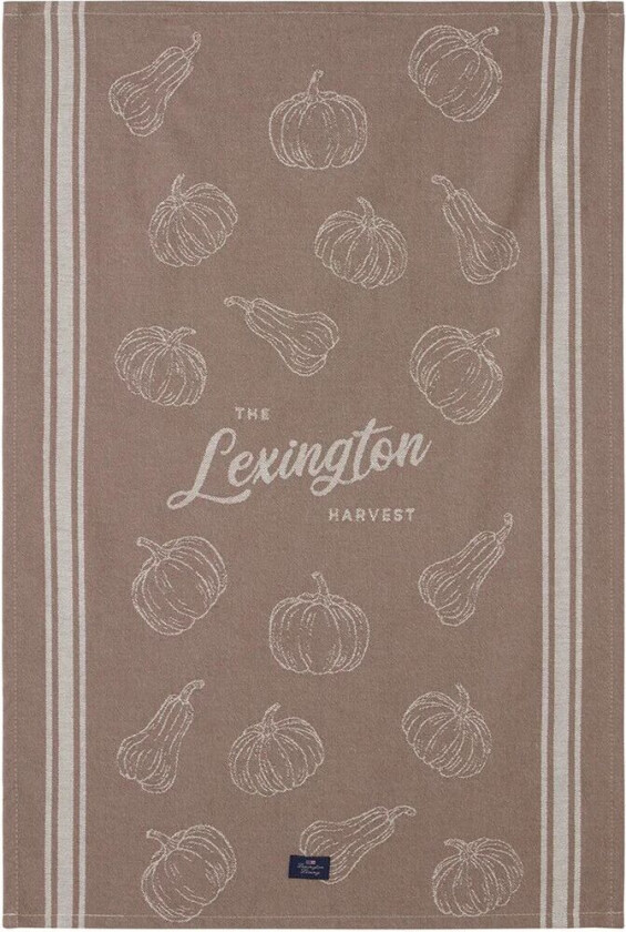 Organic Cotton Jacquard kjøkkenhåndkle 50x70 cm Brown