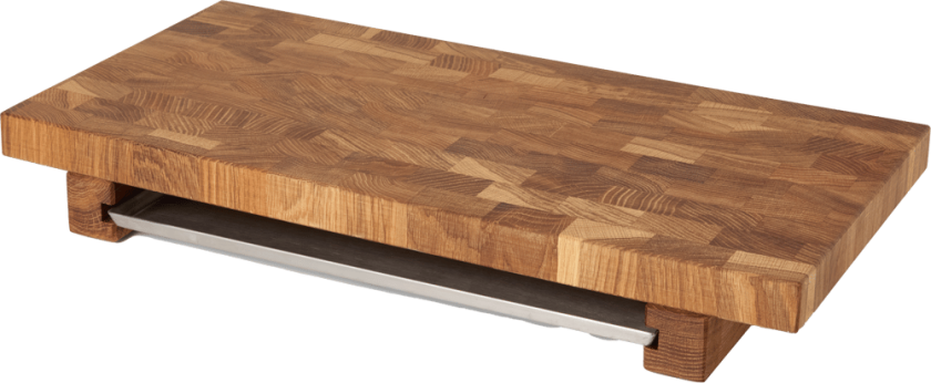skjærefjøl 50x25 cm Eik-rustfritt stål brikke