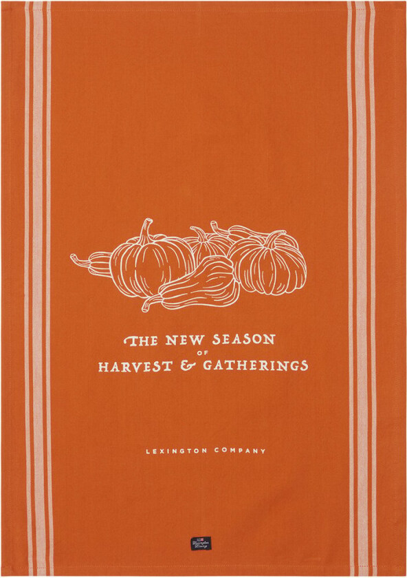 Harvest & Gatherings kjøkkenhåndkle 50x70 cm Pumpkin