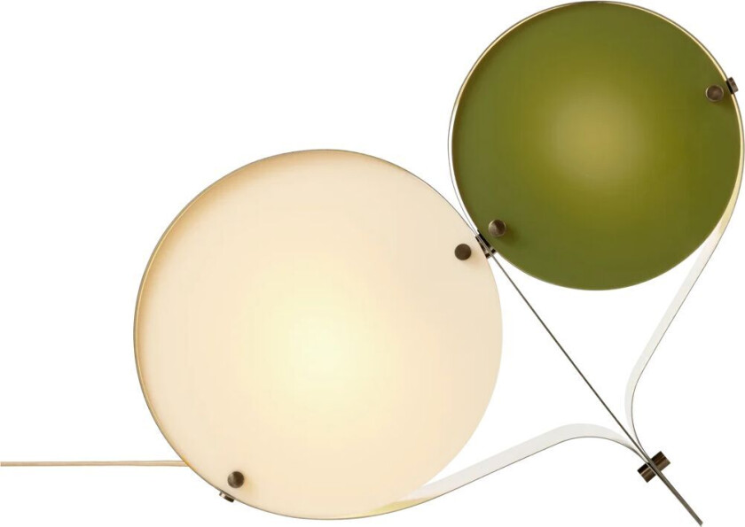 GUBI Coppia bordlampe Ivory & olive