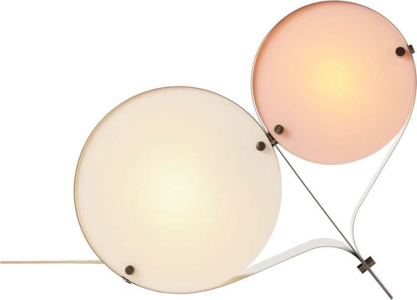 GUBI Coppia bordlampe Ivory & blush