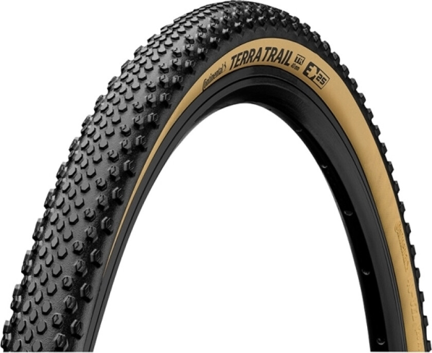 Terra Trail Shieldwall Folding Tire (47-584) Black/Cream, Puregrip, Psi Max:4,5 (Bar), Shieldwall System, Weight:450 G