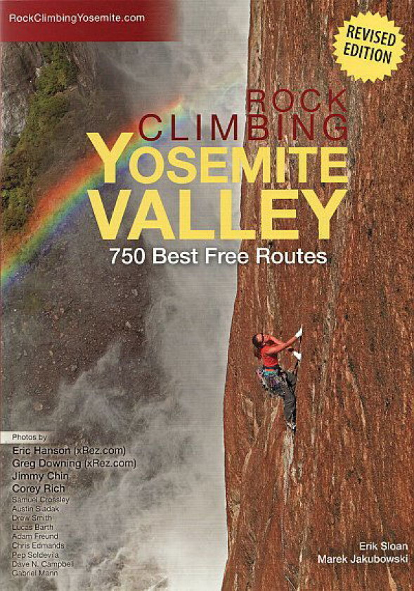 Klatrefører: Yosemite Valley750 best free routes