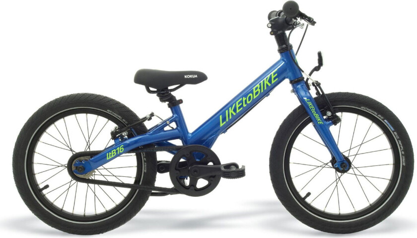 LIKEtoBIKE 16s2 x v-brake, Single speed freewheel, 16"