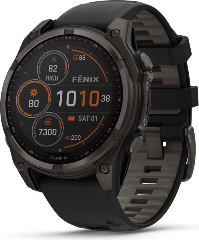 Fenix 8 SOLAR Sapphire 47mmCarbon Gray DLC TI/Black