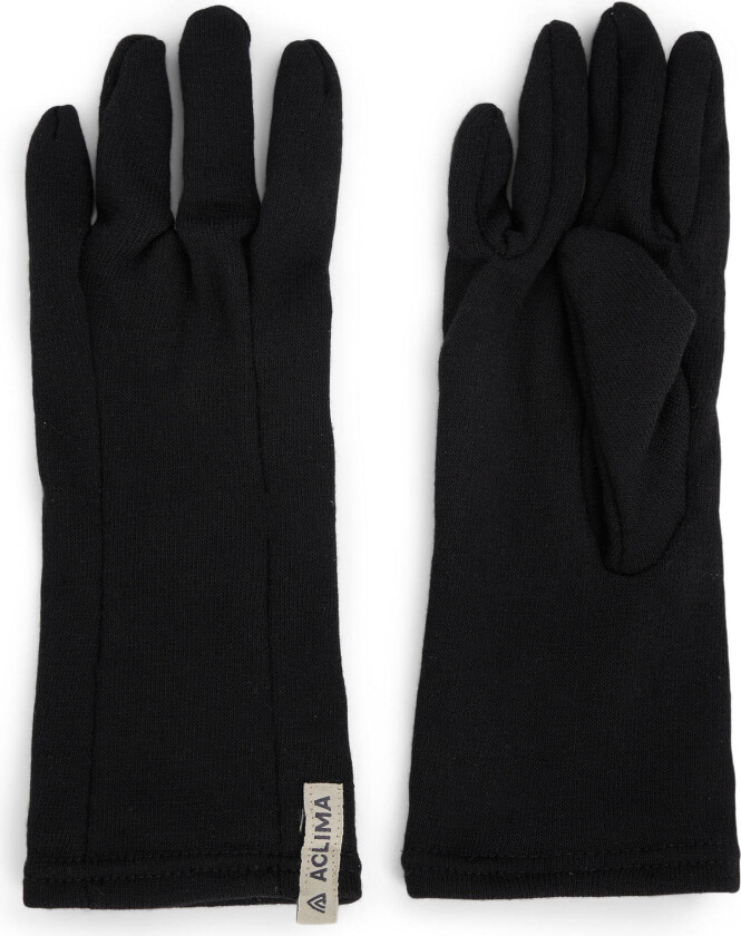 Woolterry Liner Glovesjet black M