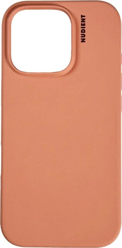 iPhone 16 Pro Base Silicone Deksel - Peach Orange