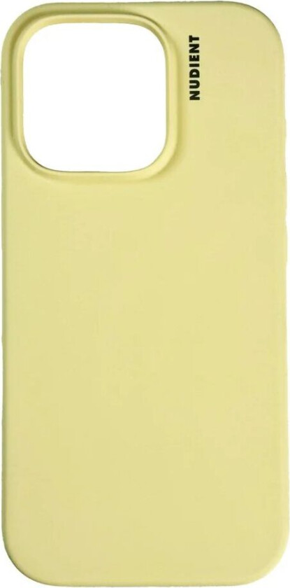 iPhone 16 Pro Base Silicone Deksel - Pale Yellow