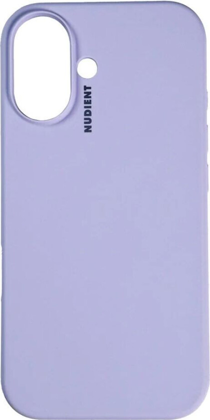 iPhone 16 Base Silicone Deksel - Soft Purple