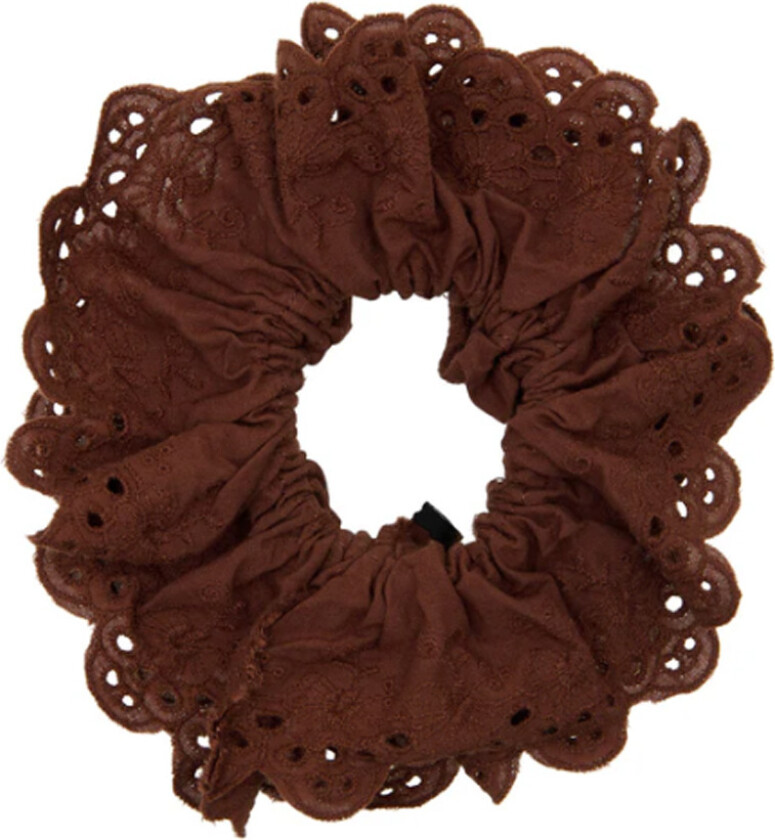 Lace Scrunchie Chocolate