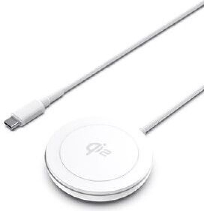 Qi2/Magnetic Wireless Charge Cable 15W white 1m