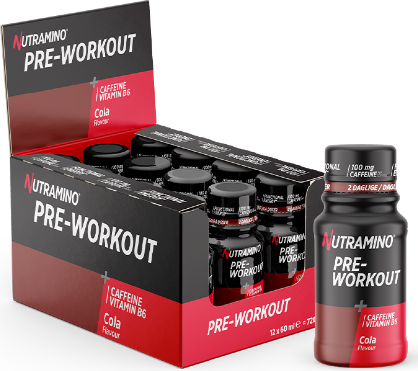12 x Nutramino PWO Shot, 60 ml