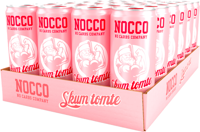 24 x NOCCO BCAA, 330 ml, Skum Tomte, Norge