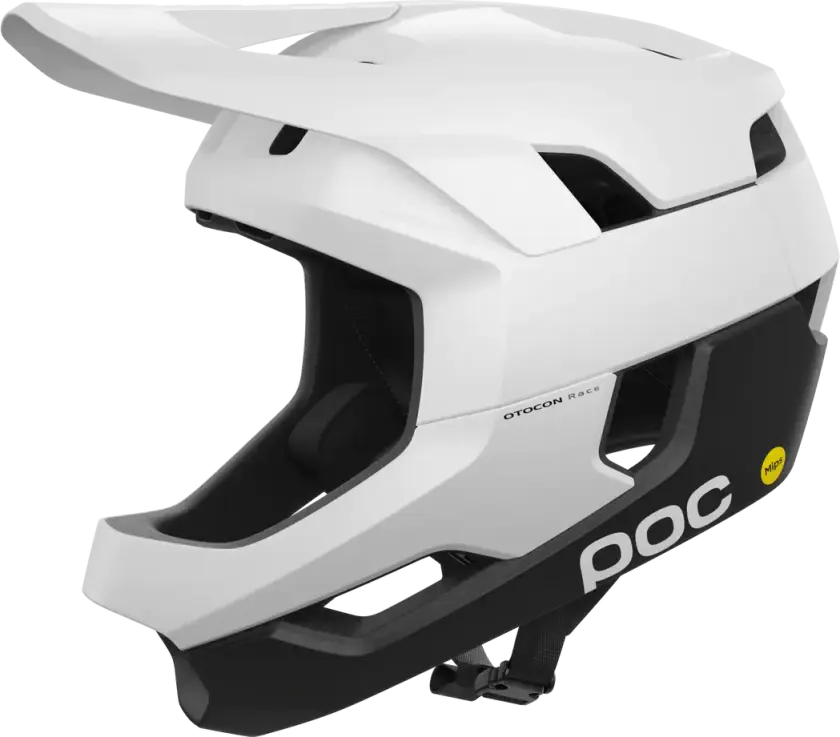 Otocon Race Mips Fullfacehjelm, Hydrogen White/Uranium Black Matt