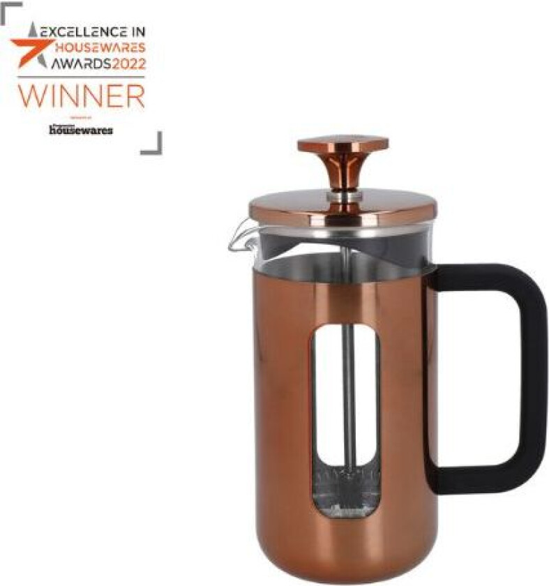 Pisa 3-kops Stempelkande Kobber La Cafetière