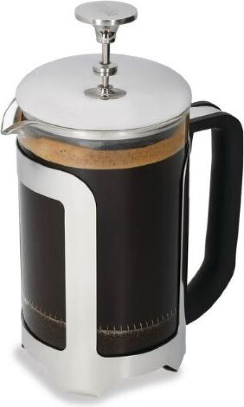 Roma 6-kops Stempelkande Rustfrit Stål La Cafetière