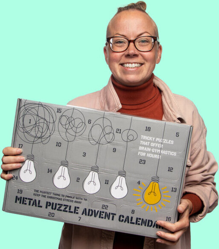 Hjernetrim i metall-julekalender