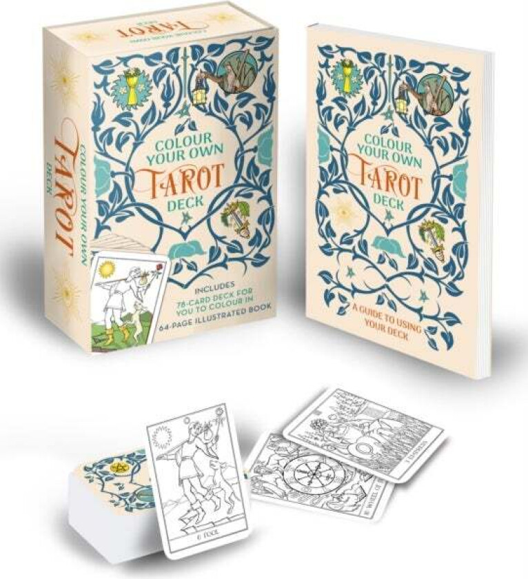 Colour Your Own Tarot Book & Card Deck av Alice Ekrek