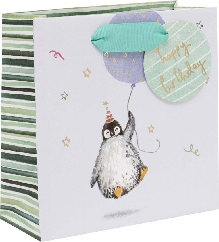 Bilde av Gavepose S Birthday Penguin