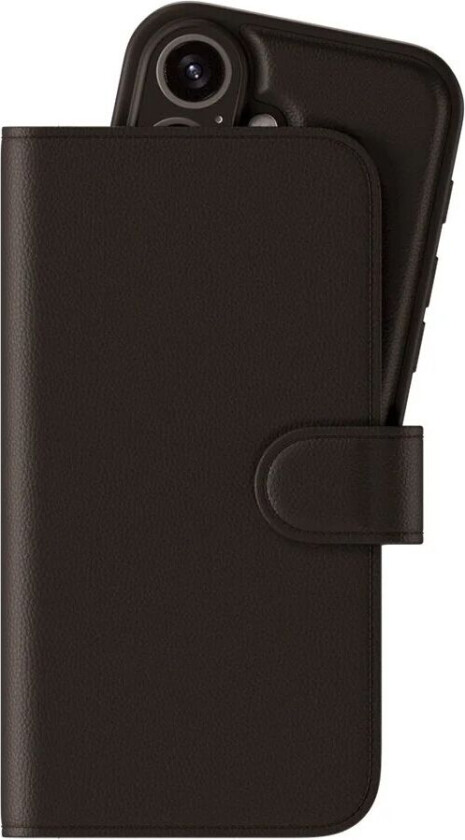 Holdit iPhone 16 Plus Wallet Case Magnet Plus - Flip Deksel - Black