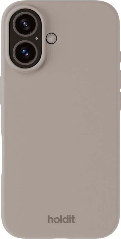 Holdit iPhone 16 Plus Soft Touch Silikon Deksel - Taupe