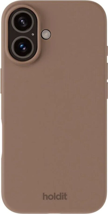 Holdit iPhone 16 Plus Soft Touch Silikon Deksel - Mocha Brown