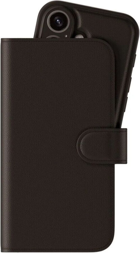 Holdit iPhone 16 Wallet Case Magnet Plus - Flip Deksel - Black