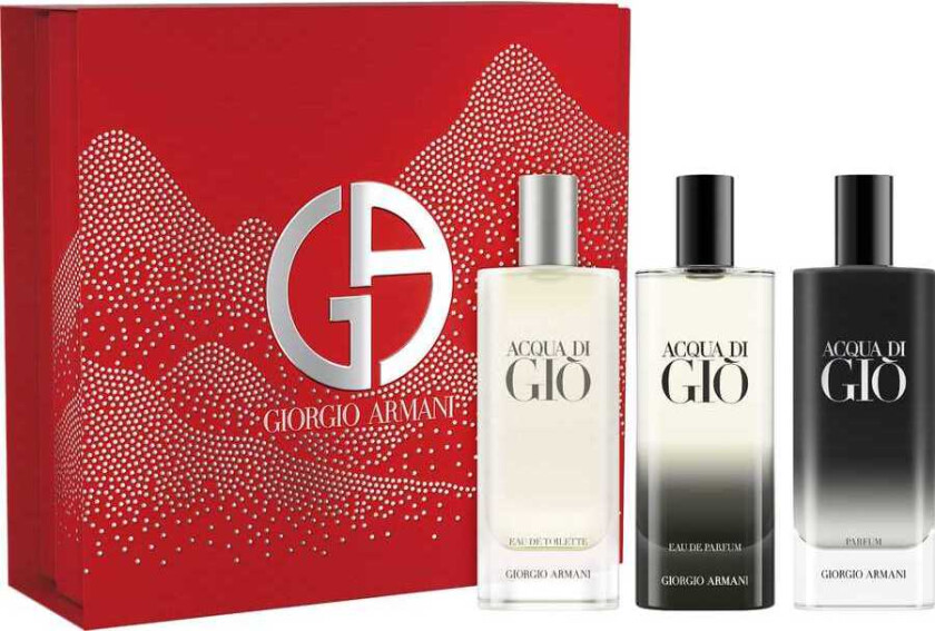 Acqua di Giò Men Fragrance Gift Set 3x15ml