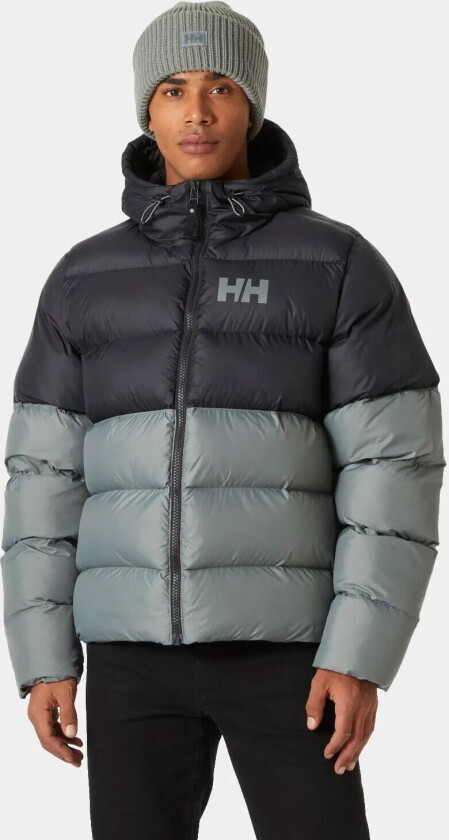 Herre Active Varm Hoftelengde Oppblåst Jakke Grønn XL RødXL