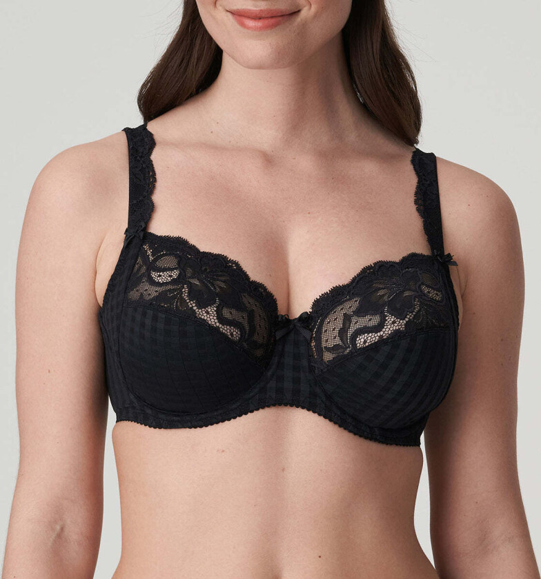 Madison BH med spiler, svart, Størrelse: 90B, Kvinner