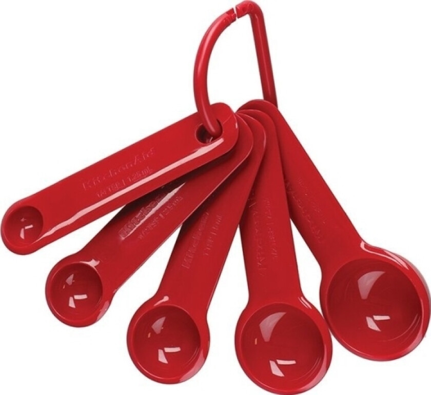 Bilde av Kitchenaid Culinary Tools Kitchenaid Måleskjeer 5 Stk Empire Red