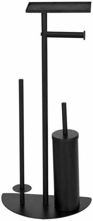 Toalettbørste Og Papirstativ Med Hylle 4In1 Cosenza