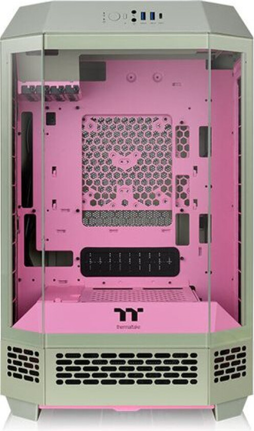 Geh Thermaltake The Tower 300 Mini Tower "Matcha Plum" Retail