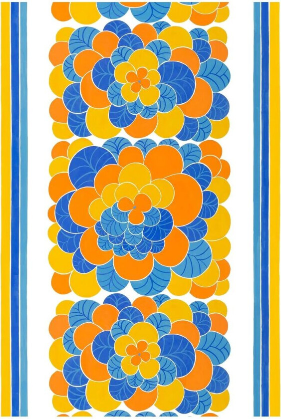 Cirrus voksduk Oransje-blå