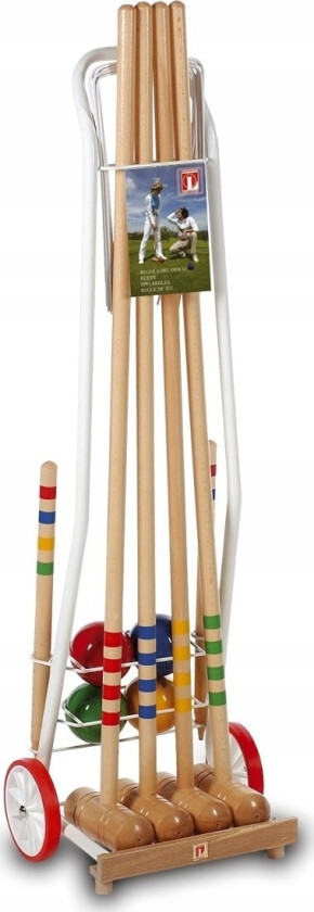 Croquet Londero Med Metallvogn For 4 Personer
