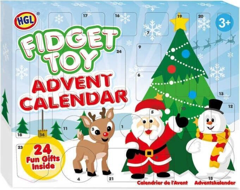 Bilde av Julekalender Fidget Adventskalender med Leker Advent Kalender