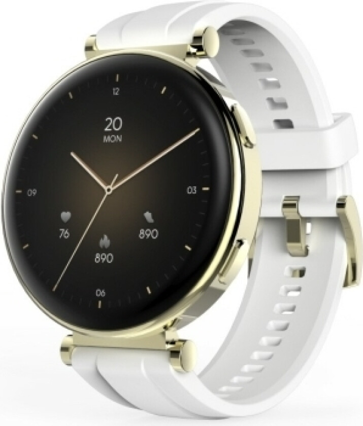 Smartwatch 7000, Amoled 1.32, Telefonfunktion, Wasserdicht, Rund, Gold (00178622)